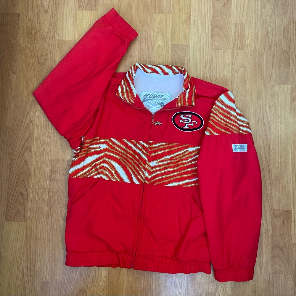 Chalk Line Zubaz NFL San Francisco Niners Vintage 90s Jacket Men’s Small